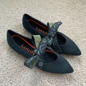 NWOT Rothy's Merino Forest Herringbone Mary Jane